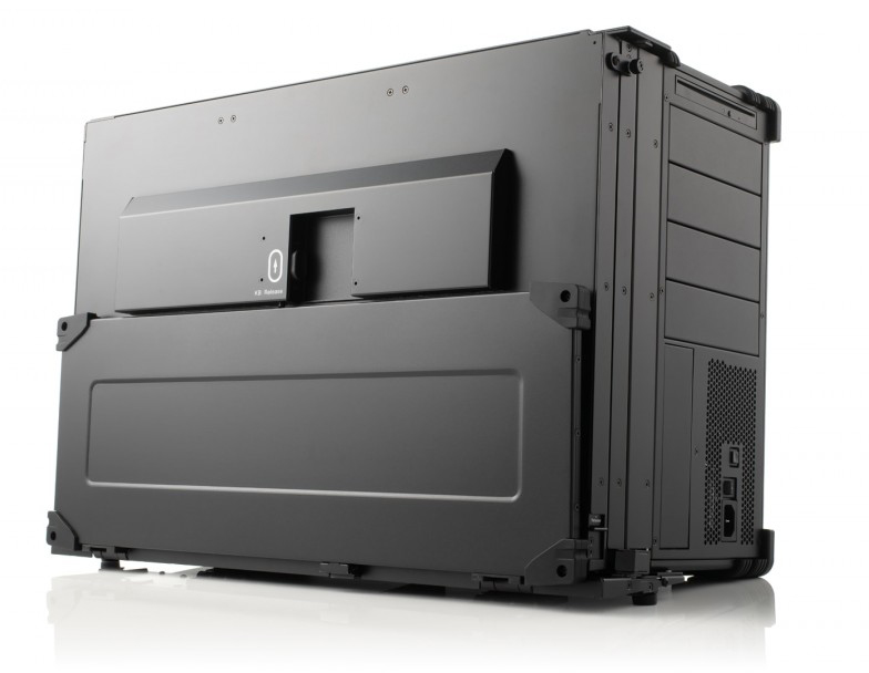 23.8寸3屏便携工控机、移动服务器XJ-MEGAPAC-L3R0A1E