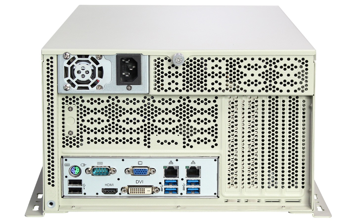 4槽位全高卡扩展壁挂式工控机IPC-4163M