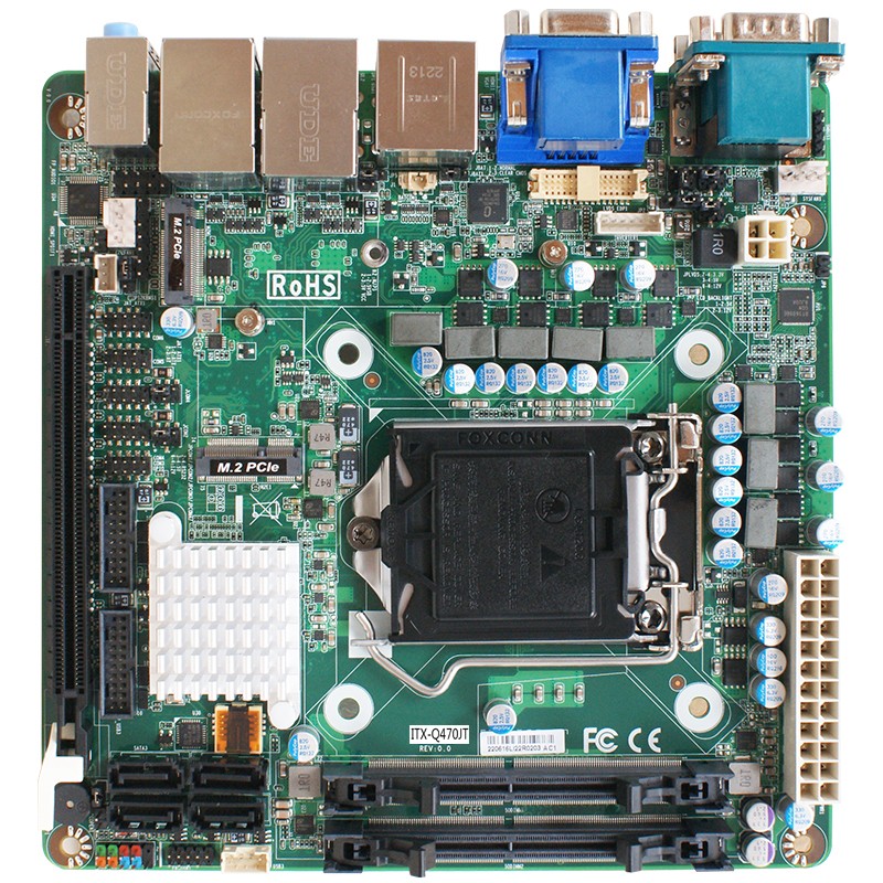 Q470芯片组Mini-ITX嵌入式工控主板ITX-Q470JT