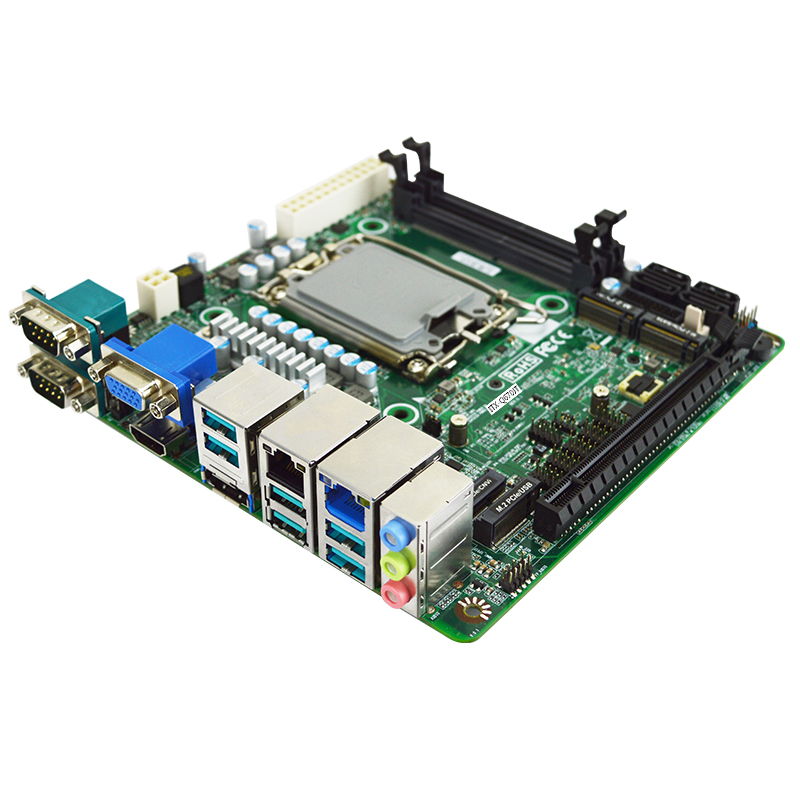 Q670芯片组Mini-ITX嵌入式工控机主板ITX-Q670JT