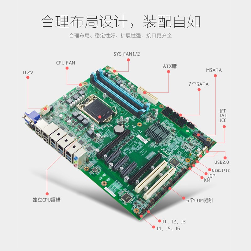 Q370芯片组嵌入式ATX工控主板IAMB-Q370KH