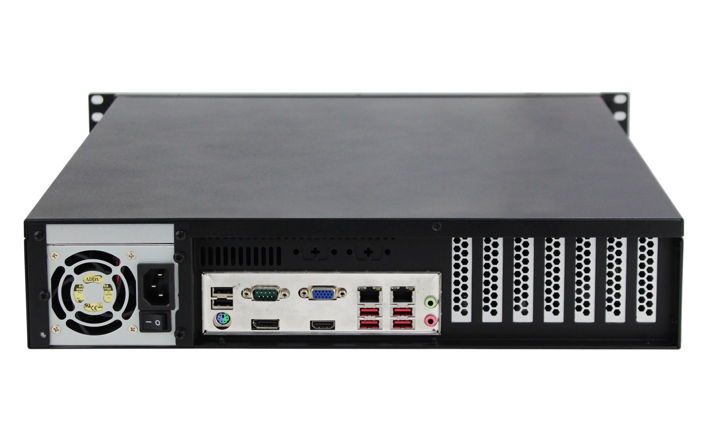 19英寸7槽位2U上架无风扇工控机IPC-2030TP-HG33M