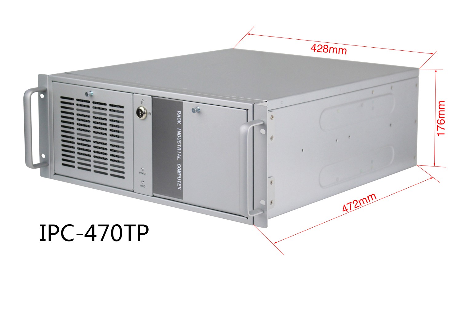 19英寸7槽位4U上架工控机IPC-3000TP