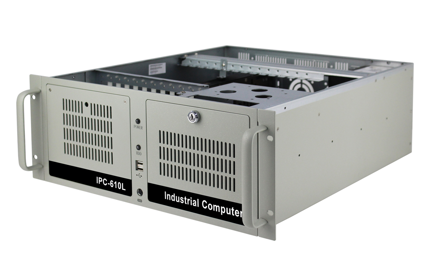 19英寸7槽位4U上架工控机IPC-610L
