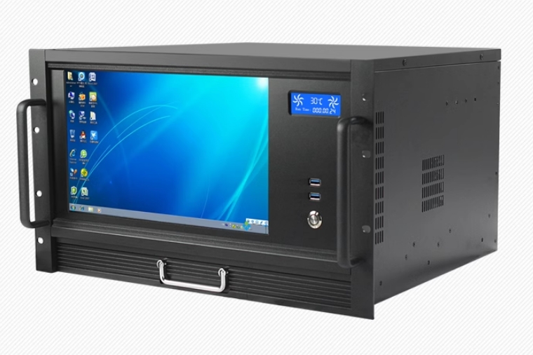 19英寸7槽位6U上架式工控机一体机IPC-C690