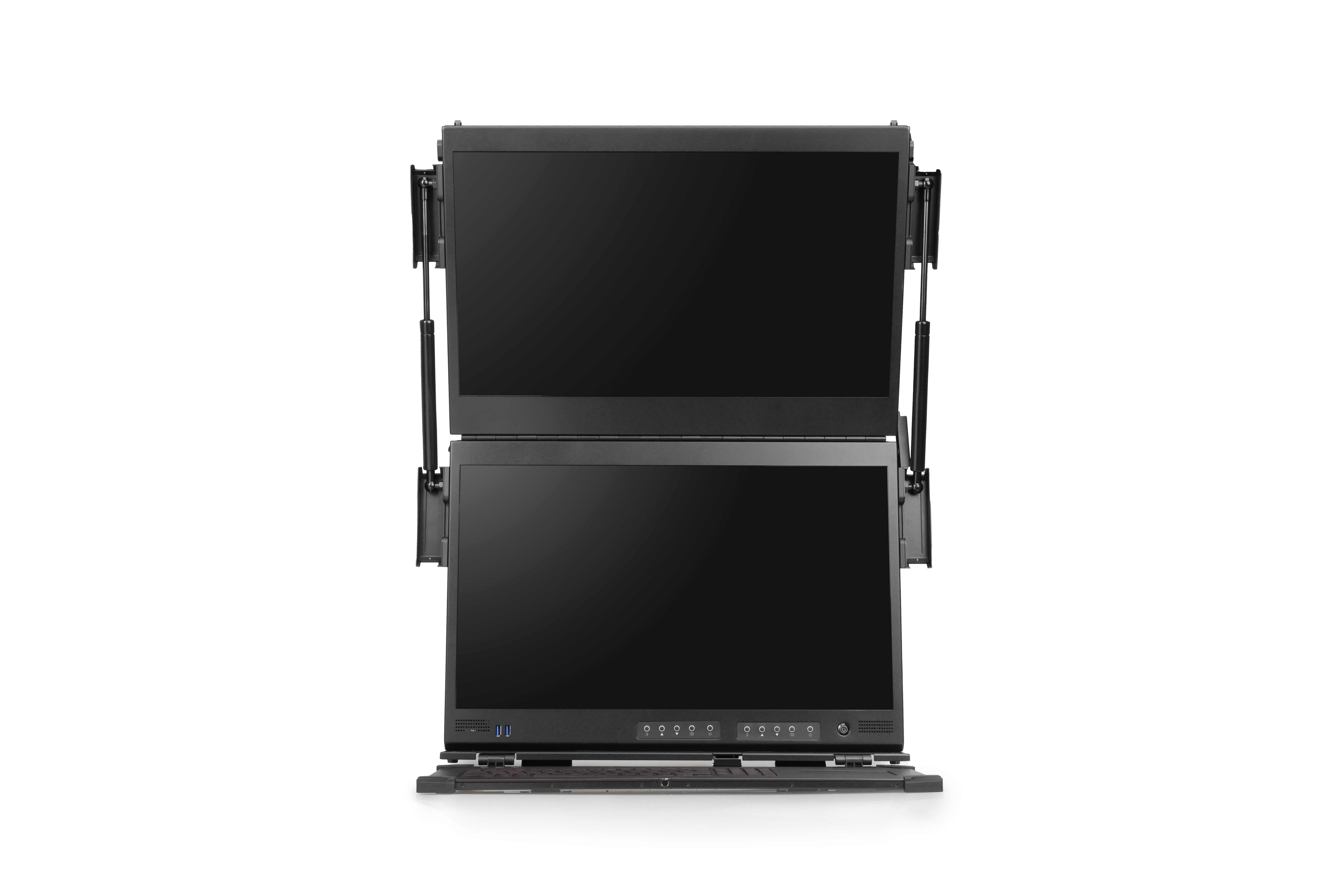 23.8寸双屏便携工控机、移动服务器XJ-MEGAPAC-L2AE
